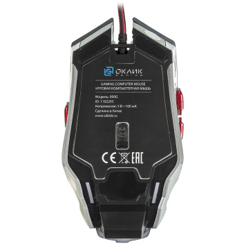 Мышь Oklick 999G TOMAHAWK черный оптическая (3200dpi) USB (8but) -2