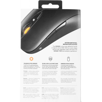 Мышь Steelseries Sensei Ten черный оптическая (18000dpi) USB (7but) -8