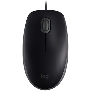 Мышь Logitech B110 Silent черный оптическая (1000dpi) silent USB (2but) 