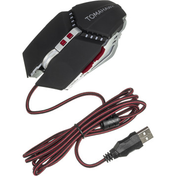 Мышь Oklick 999G TOMAHAWK черный оптическая (3200dpi) USB (8but) -1