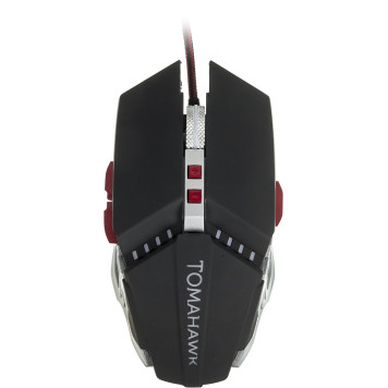 Мышь Oklick 999G TOMAHAWK черный оптическая (3200dpi) USB (8but) 