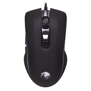 Мышь Оклик 708G MYSTERY черный оптическая (3200dpi) USB (7but) -7