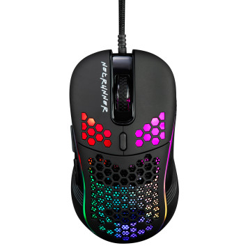 Мышь Оклик 713G NETRUNNER черный оптическая (3200dpi) USB (6but) -3