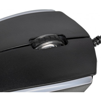 Мышь Oklick 245M черный оптическая (1000dpi) USB (3but) -22