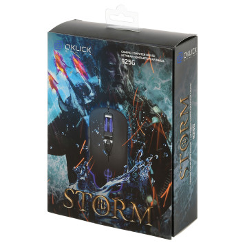 Мышь Оклик 925G STORM черный оптическая (3200dpi) USB (6but) -15