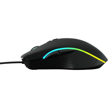 Мышь Оклик 708G MYSTERY черный оптическая (3200dpi) USB (7but) -20