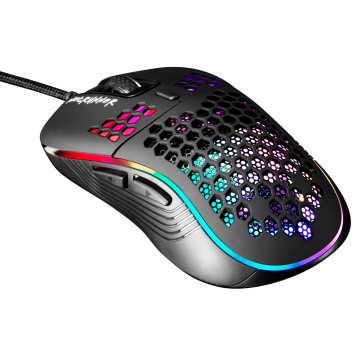 Мышь Оклик 713G NETRUNNER черный оптическая (3200dpi) USB (6but) -9