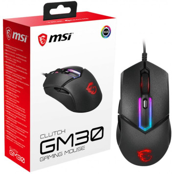 Мышь MSI Clutch GM30 черный оптическая (6200dpi) USB2.0 (6but) -14