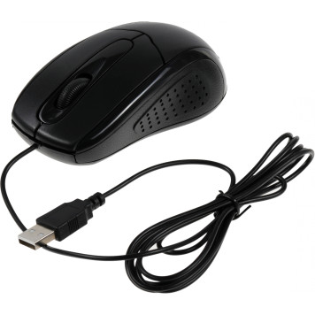 Мышь Oklick 305M черный оптическая (1000dpi) USB (2but) -5