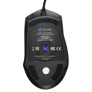 Мышь Оклик 985G SCORPION черный оптическая (3200dpi) USB (6but) -2