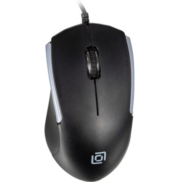 Мышь Oklick 245M черный оптическая (1000dpi) USB (3but) -16