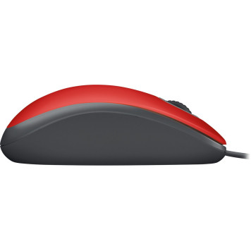 Мышь Logitech M110 красный/серый оптическая (1000dpi) silent USB (2but) -3