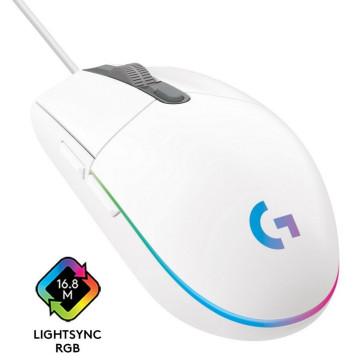 Мышь Logitech G102 LightSync белый оптическая (8000dpi) USB (5but) -1