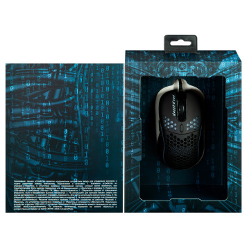 Мышь Оклик 713G NETRUNNER черный оптическая (3200dpi) USB (6but) -14