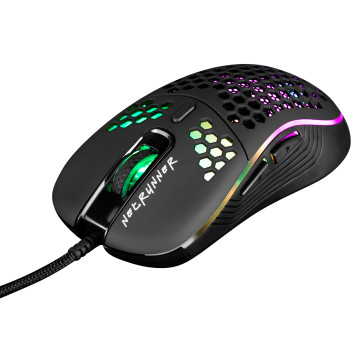 Мышь Оклик 713G NETRUNNER черный оптическая (3200dpi) USB (6but) -6