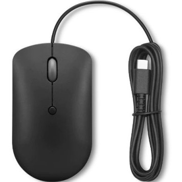 Мышь Lenovo 400 черный оптическая (2400dpi) USB-C (3but) -6