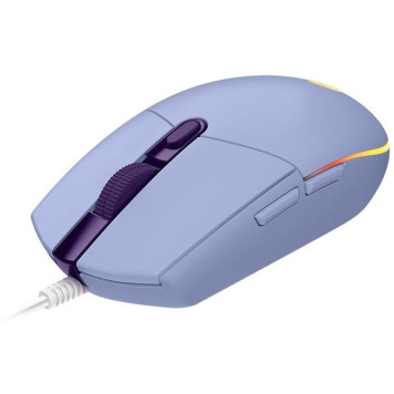 Мышь Logitech G102 LightSync сиреневый оптическая (8000dpi) USB (5but) 