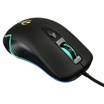 Мышь Оклик 925G STORM черный оптическая (3200dpi) USB (6but) -8