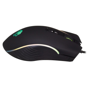 Мышь Оклик 708G MYSTERY черный оптическая (3200dpi) USB (7but) -5