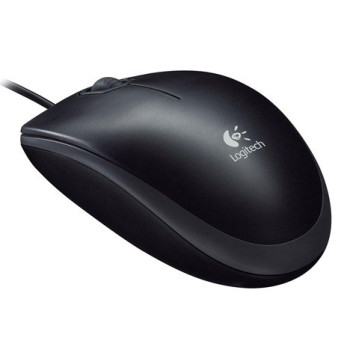 Мышь Logitech B100 for business черный оптическая (800dpi) USB (2but) 