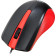 Мышь Oklick 225M черный/красный оптическая (1200dpi) USB (2but) 