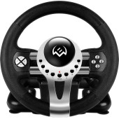 Руль Sven GC-W700 12кноп. (с педалями) черный/серебристый