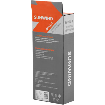 Сетевой удлинитель SunWind SW-PE33-B 3м (3 розетки) черный (коробка) -11