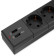 Сетевой фильтр Buro BU-SP1.8_USB_2A-B 1.8м (6 розеток) черный (коробка) 