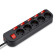 Сетевой фильтр Buro 500SH-3-SW-B 3м (5 розеток) черный (коробка) 