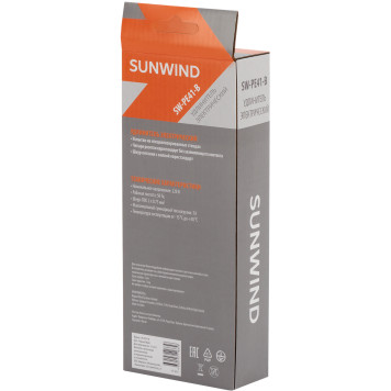 Сетевой удлинитель SunWind SW-PE41-B 1.5м (4 розетки) черный (коробка) -11