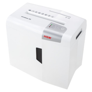 Шредер HSM ShredStar X8 (секр.P-4)/фрагменты/9лист./18лтр./скобы/пл.карты/CD -5