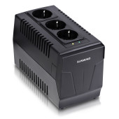 Стабилизатор напряжения SunWind AVR-1500 750Вт 1500ВА черный