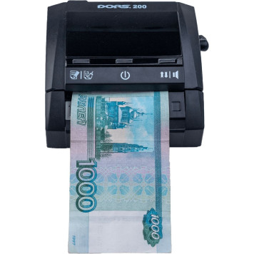 Детектор банкнот Dors 200 M2 FRZ-053758 BLACK автоматический рубли -4