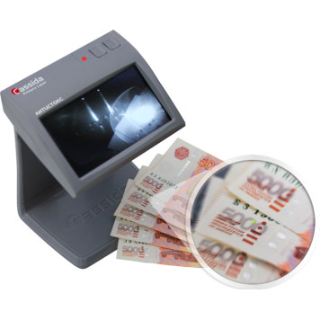 Детектор банкнот Cassida Primero Laser просмотровый рубли 
