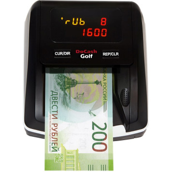 Детектор банкнот DoCash Golf автоматический рубли АКБ 