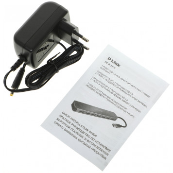 Разветвитель USB 3.0 D-Link DUB-1370 7порт. черный (DUB-1370/B1A) -13