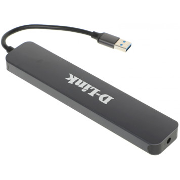 Разветвитель USB 3.0 D-Link DUB-1370 7порт. черный (DUB-1370/B1A) -8