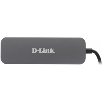 Разветвитель USB 3.0 D-Link DUB-1340/D1A 4порт. серый -3