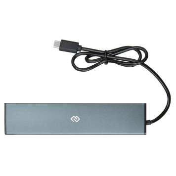 Разветвитель USB-C Digma HUB-7U3.0-UC-G 7порт. серый -4