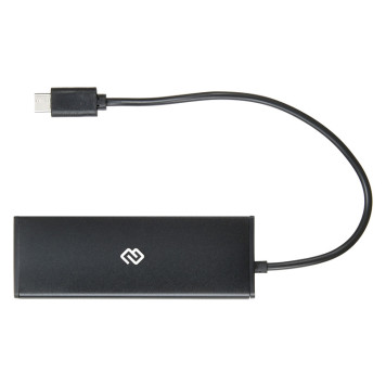 Разветвитель USB-C Digma HUB-4U2.0-UC-B 4порт. черный -4