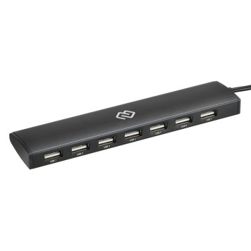 Разветвитель USB-C Digma HUB-7U2.0-UC-B 7порт. черный -6