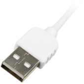 Разветвитель USB 2.0 Hama H-200120 4порт. белый (00200120)