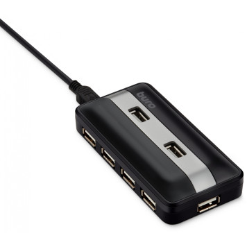 Разветвитель USB 2.0 Buro BU-HUB7-U2.0 7порт. черный -2