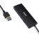 Разветвитель USB 3.0 Buro BU-HUB4-0.5-U3.0 4порт. черный 