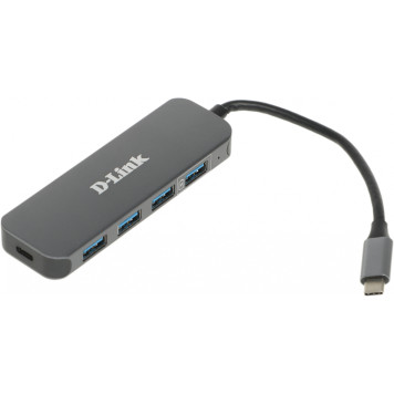 Разветвитель USB 3.0 D-Link DUB-2340 2порт. черный (DUB-2340/A1A) -1