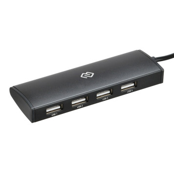 Разветвитель USB-C Digma HUB-4U2.0-UC-B 4порт. черный -6