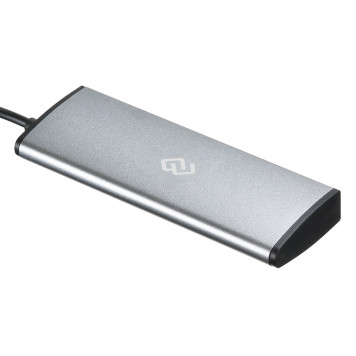 Разветвитель USB-C Digma HUB-4U2.0-UC-DS 4порт. серебристый -6
