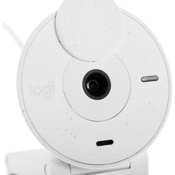 Камера Web Logitech HD Webcam Brio 300 белый 2Mpix (1920x1080) USB Type-C с микрофоном (960-001442) -8