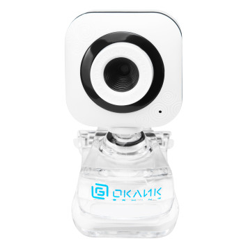 Камера Web Оклик OK-C8812 белый 0.3Mpix (640x480) USB2.0 с микрофоном -6