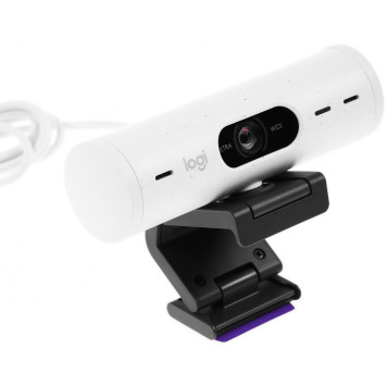Камера Web Logitech HD Webcam Brio 500 белый 4Mpix (1920x1080) USB Type-C с микрофоном (960-001428) -5